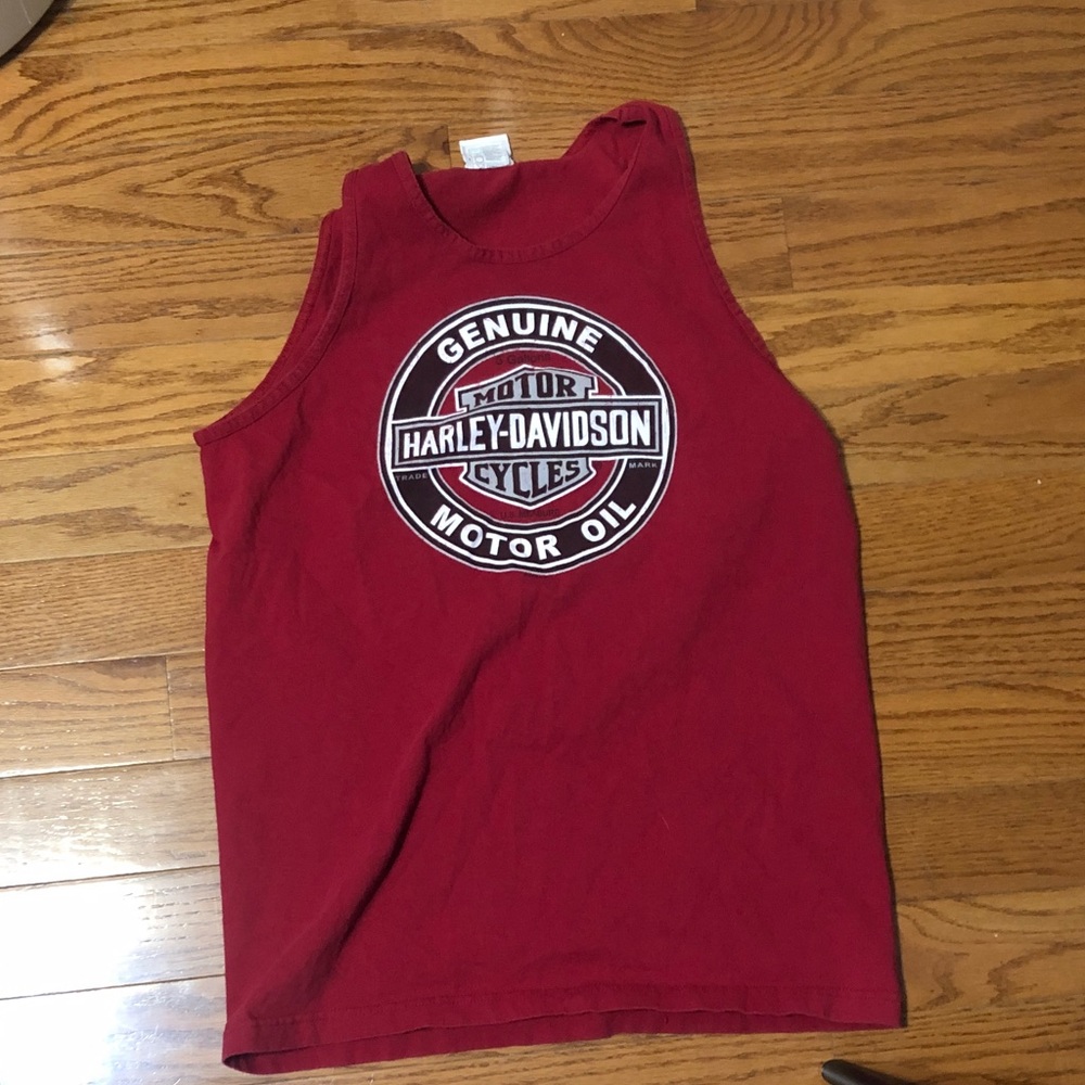 Harley-Davidson Burgundy Sleeveless Shirt